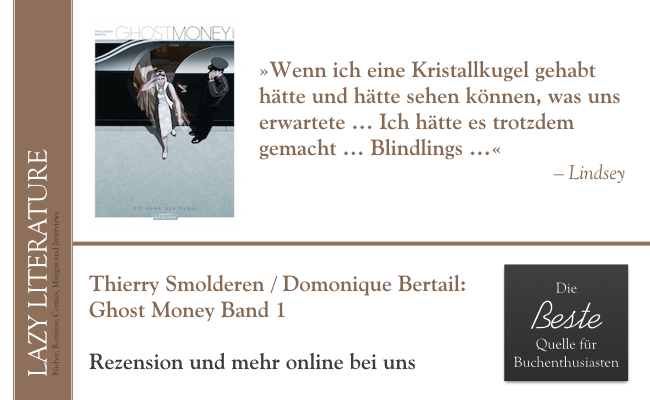 Thierry Smolderen / Dominique Bertail – Ghost Money Band 1 Zitat