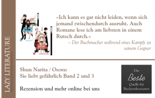 Shun Narita / Osora – Sie liebt gefährlich Band 2 und 3 Zitat