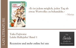 Yuka Fujiwara – Lalala Hallelujah! Band 1 Zitat