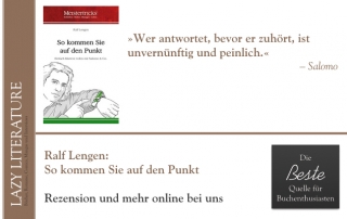 Ralf Lengen – So kommen Sie auf den Punkt Zitat