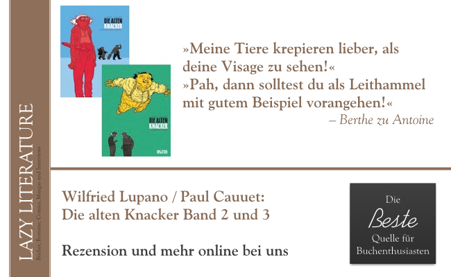 Wilfrid Lupano / Paul Cauuet – Die alten Knacker Band 2 und 3 Zitat