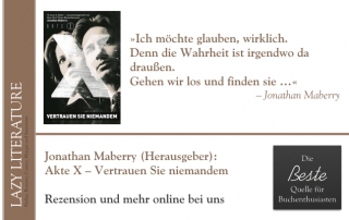 Jonathan Maberry – Akte X – Vertrauen Sie niemandem Zitat