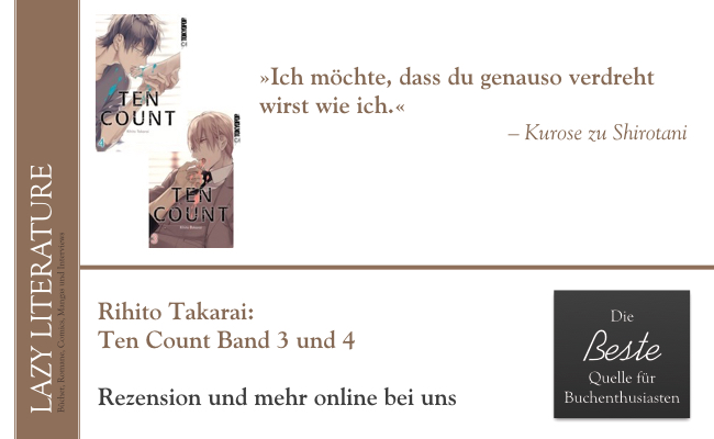 Rihito Takarai – Ten Count Band 3 und 4 Zitat